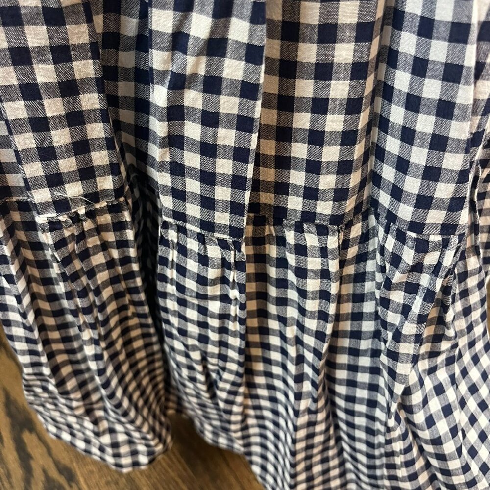 NWOT Old Navy Tiered Gingham Printed Maxi Cami Swing Dress - Large - Picture 4 of 8